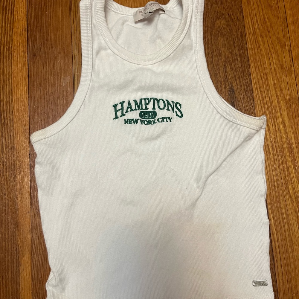 Pull and bear hamptons tank